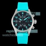 BLS Swiss Clone IWC Pilot Chronograph Mercedes-AMG Petronas 7750 Watch 